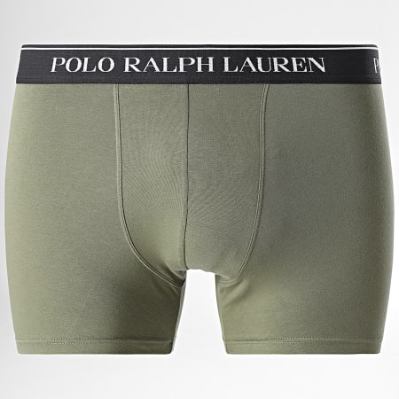 Polo Ralph Lauren - Juego De 3 Boxers Negro Beige Verde Caqui