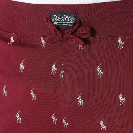 Polo Ralph Lauren - Pantalón Corto All Over Player Burdeos