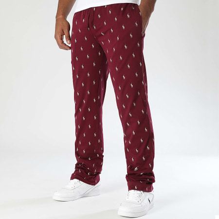 Polo Ralph Lauren - Pantaloni da jogging All Over Player Bordeaux