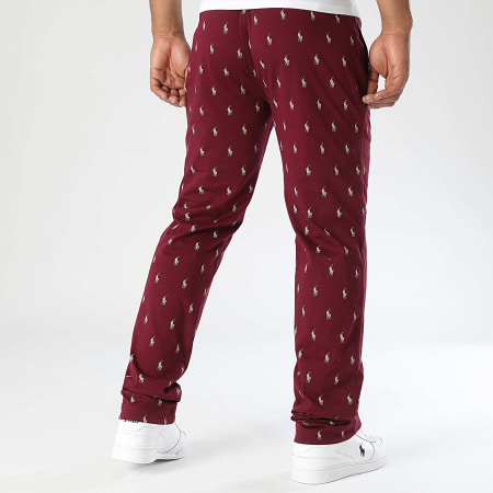 Polo Ralph Lauren - Pantaloni da jogging All Over Player Bordeaux