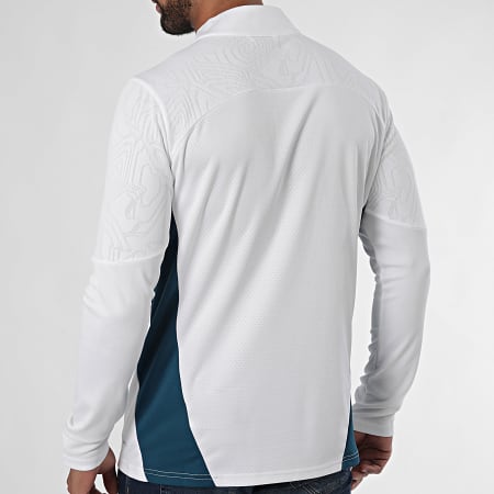 Puma - OM Training 1/4 Zip Top Felpa con collo a zip 778222 Bianco