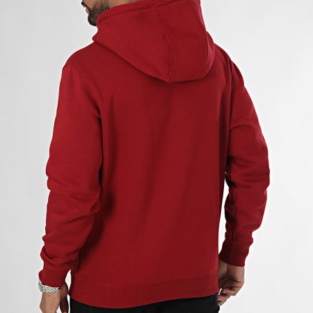 Tommy Jeans - Sweat Capuche Flag 0742 Bordeaux