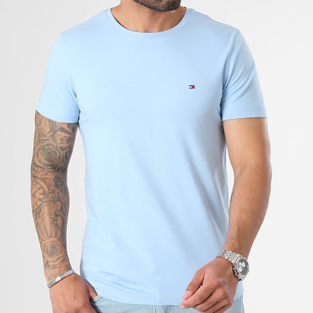 Tommy Hilfiger - Lote de 3 camisetas 3379 Blanco Azul claro Azul marino