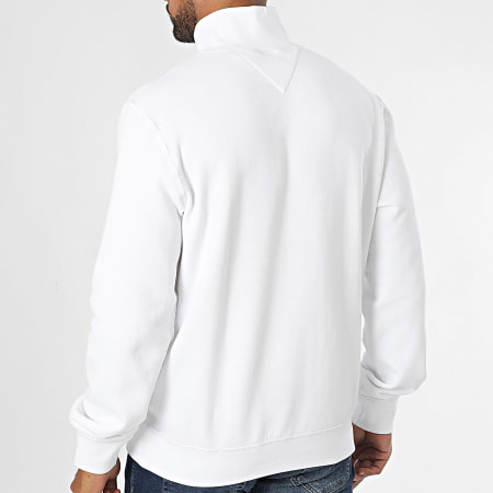 Tommy Hilfiger - Essential 7233 Wit Sweatshirt met Ritssluiting