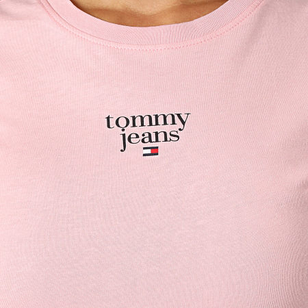 Tommy Jeans - Maglietta donna Essential Logo Slim 8800 Rosa