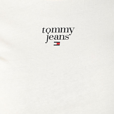 Tommy Jeans - Dames Essential Logo Slim Tee 8800 Wit