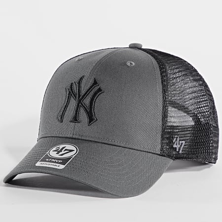 '47 Brand - MVP NY Trucker Cap Houtskool Grijs Zwart