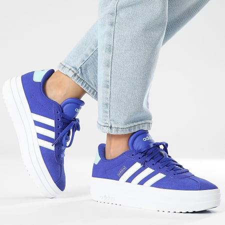 Adidas Sportswear - Baskets Femme VL Court Bold IH8088 Lucid Blue Footwear White Semi Flash Aqua