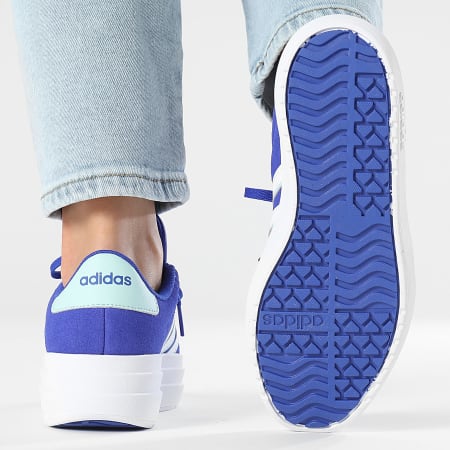 Adidas Sportswear - Baskets Femme VL Court Bold IH8088 Lucid Blue Footwear White Semi Flash Aqua