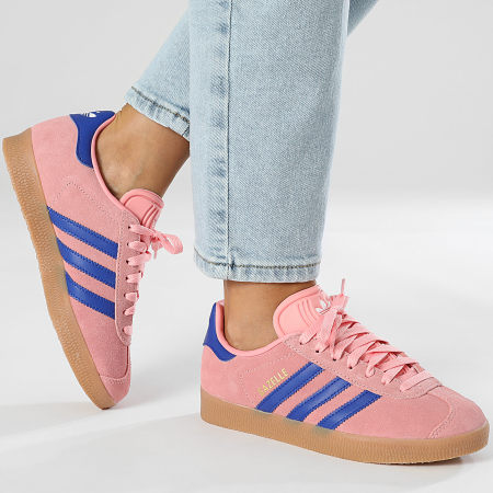 Adidas Originals - Gazelle Zapatillas Mujer JI2077 Semi Rosa Spark Lucid Azul Goma 2