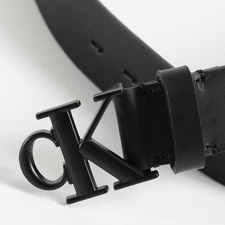 Calvin Klein - Riem rond monoplaat 2068 zwart