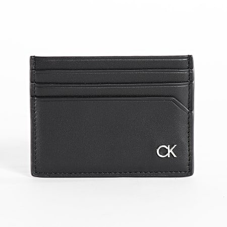 Calvin Klein - Cinturón reversible y tarjetero 2541 Negro Plata