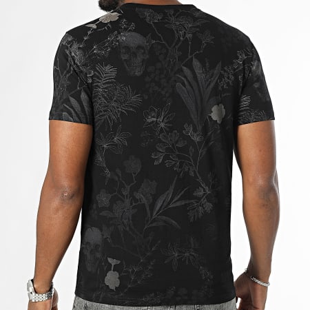 Deeluxe - Camiseta Botanical 04V1131M Negro Floral