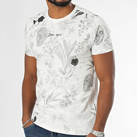 Deeluxe - Camiseta Botanical 04V1131M Blanco Floral