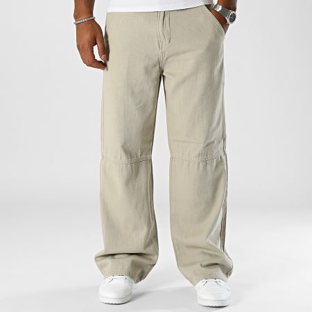 Frilivin - Beige Baggy Jeans