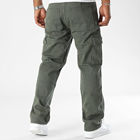 Frilivin - Caqui Verde Regular Fit Jean Cargo Pantalones