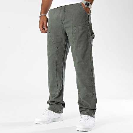 Frilivin - Khaki Green Relaxed Fit Jeans