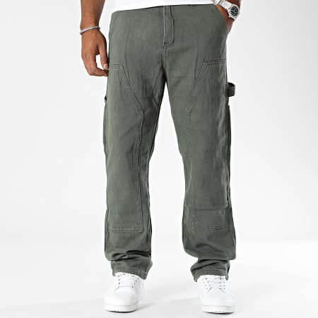 Frilivin - Khaki Green Relaxed Fit Jeans