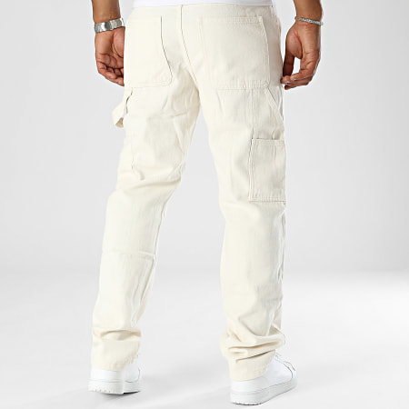 Frilivin - Relaxed Fit Beige Jeans