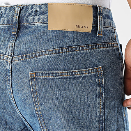 Frilivin - Jeans baggy in denim blu