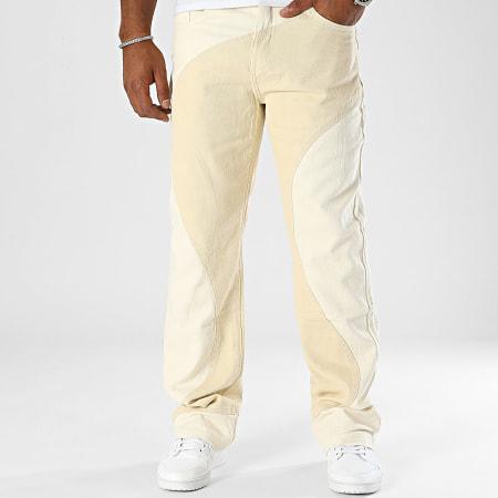 Frilivin - Jean Relaxed Fit Beige