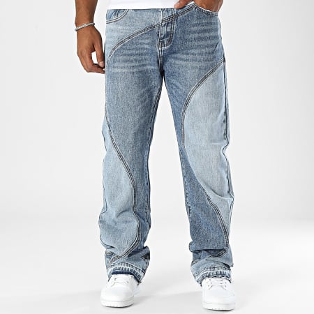 Frilivin - Jeans relaxed fit in denim blu