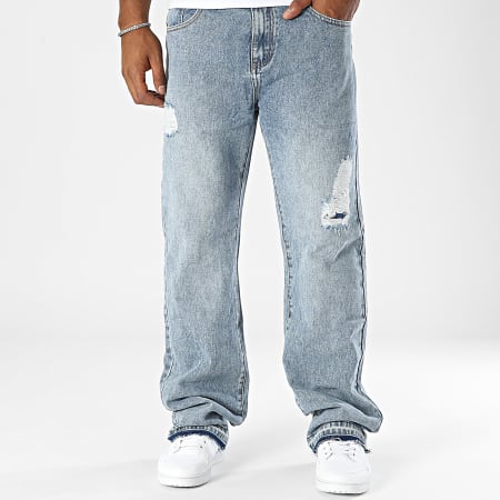 Frilivin - Blauwe Denim Relaxed Fit Jeans