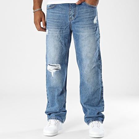 Frilivin - Blauwe Denim Relaxed Fit Jeans