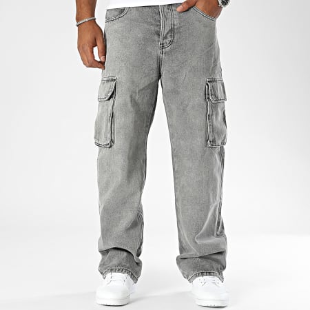 Frilivin - Cargo Pants Baggy Jeans Gris