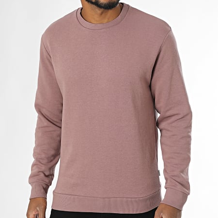 Jack And Jones - Bradley Sudadera rosa de cuello redondo