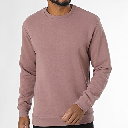 Jack And Jones - Bradley Sudadera rosa de cuello redondo