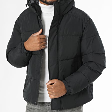 Jack And Jones - Giacca Bradley con cappuccio nero