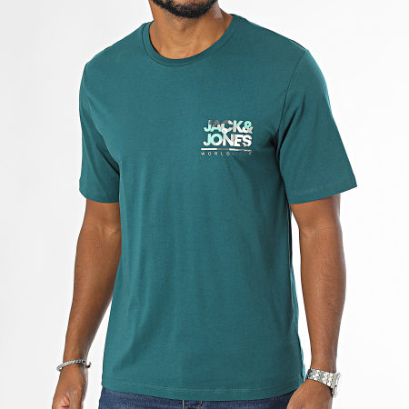 Jack And Jones - Set van 5 Grijs Wit Zwart Navy Groen Fles T-shirts