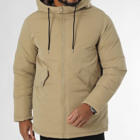 Jack And Jones - Parka con cappuccio Camel Loop