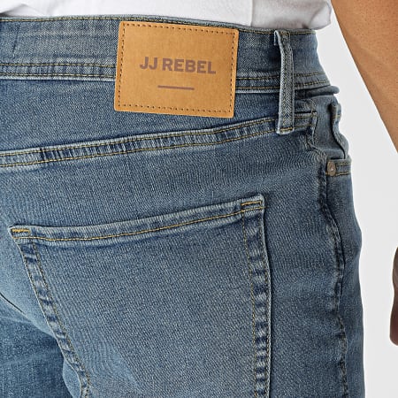 JJREBEL - Jean Regular Badam Craft Bleu Denim