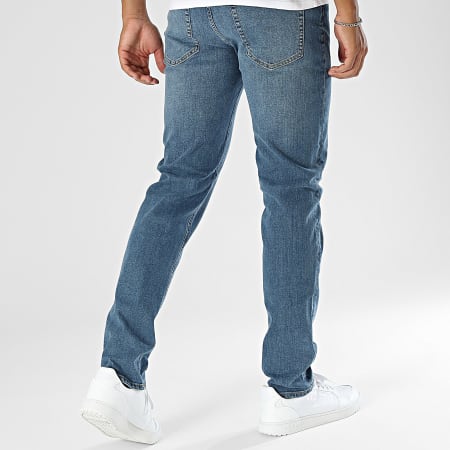 JJREBEL - Badam Craft Regular Vaqueros Denim Azul