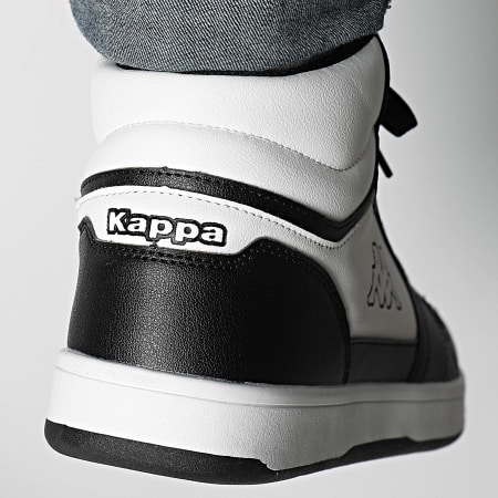 Kappa - Sneakers Hi-Top Rernal 2 Logo 341X2EW Bianco Nero