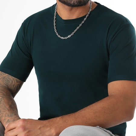 LBO - Tee Shirt Bas Arrondi 3542 Vert Bouteille