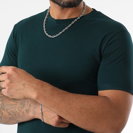 LBO - Tee Shirt Bas Arrondi 3542 Vert Bouteille