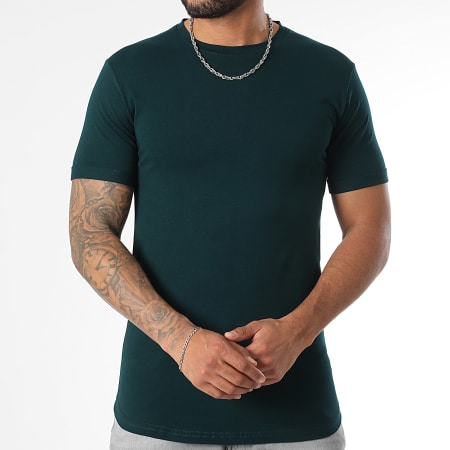 LBO - Tee Shirt Bas Arrondi 3542 Vert Bouteille