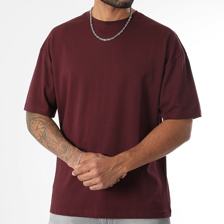 LBO - Tee Shirt Oversize Large 3557 Bordeaux