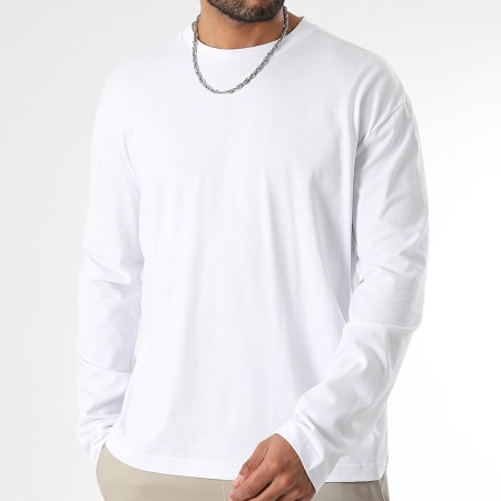 LBO - Tee Shirt Large Manches Longues 3565 Blanc