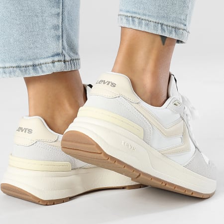 Levi's - Scarpe da ginnastica Charge S Donna 235897-1932 Regolare Bianco