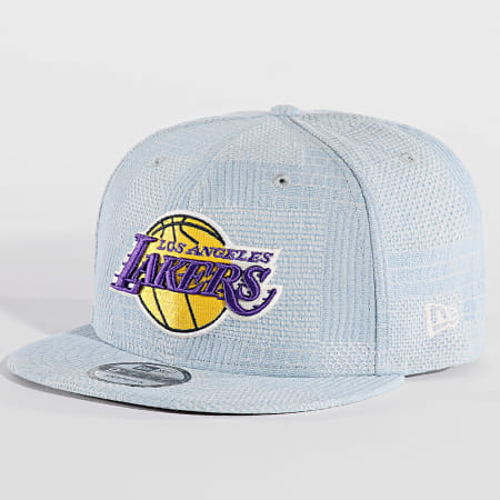 New Era - Casquette Snapback Denim Patchwork 9Fifty LA 60573361 Bleu Wash