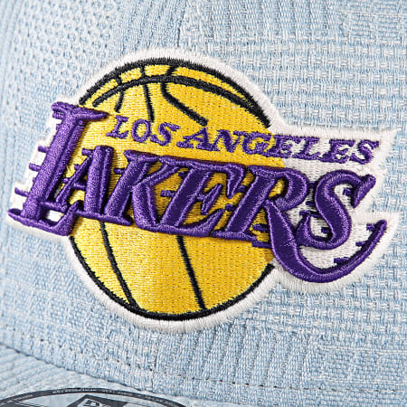 New Era - Casquette Snapback Denim Patchwork 9Fifty LA 60573361 Bleu Wash