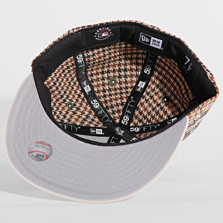 New Era - Houndstooth pet 59Fifty NY 60573406 Beige