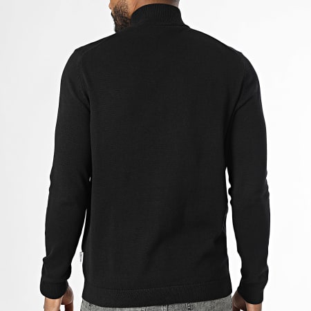 Only And Sons - Alex Regular Zip High Neck Sweat Top Negro