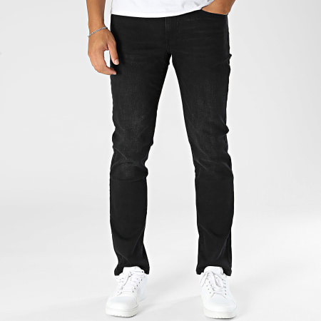 Only And Sons - Zwarte Regelmatige Inslag Jeans