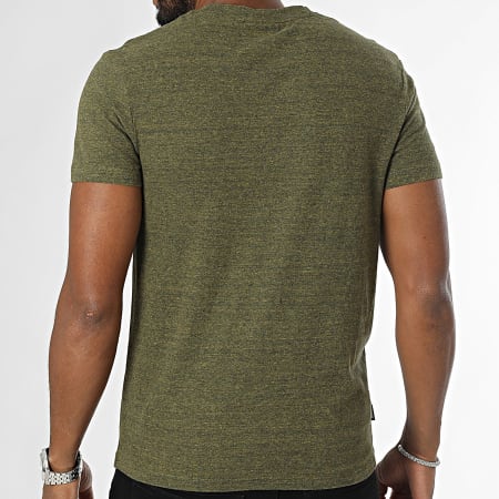 Superdry - Maglietta con ricamo del logo Essential M1011245A Khaki Heather Green