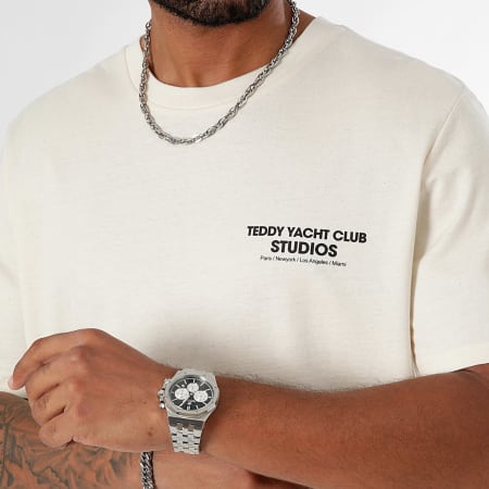 Teddy Yacht Club - Oversized T-shirt Large Studios Full Beige